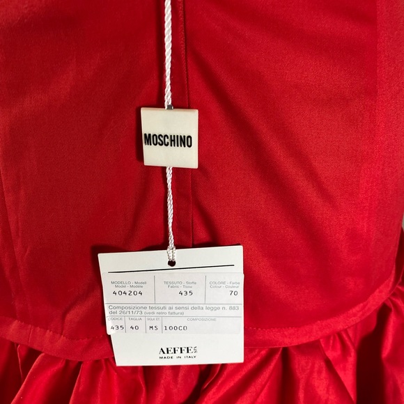 NWT Moschino Deadstock Ruffle Dress - Picture 6 of 10